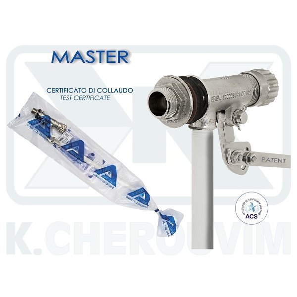 FLOAT VALVE RIZZO 1/2" MASTER NICKEL PLATED FULL FLOW 15 BAR +200°C FOR TANKS WITH STAINLESS STEEL SEAT AND SPRING - Image 2