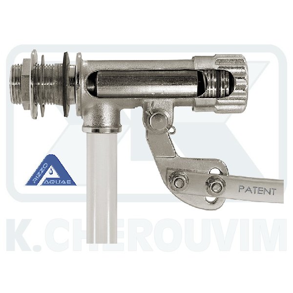 FLOAT VALVE RIZZO 3/4" MASTER NICKEL PLATED FULL FLOW 15 BAR +200°C FOR TANKS WITH STAINLESS STEEL SEAT AND SPRING - Image 3