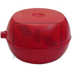 ΦΟΥΣΚΕΣ Φ115 ΚΟΚΚΙΝΕΣ ΠΛΑΚΕ ΠΛΑΣΤΙΚΕΣ ΣΠΕΙΡ.1/4" ΓΙΑ ΠΟΣΙΜΟ ΝΕΡΟ 90°C