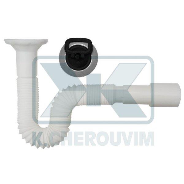 ΣΙΦΟΝΙ ΣΠΙΡΑΛ ΝΕΡΟΧΥΤΗ ΜΕ ΕΝΣΩΜΑΤΩΜΕΝΗ ΒΑΛΒΙΔΑ Φ70 ΠΛΑΣΤΙΚΟ ΛΕΥΚΟ ΕΞΟΔΟΣΦ32-40 ΑΡΣΕΝΙΚΟ