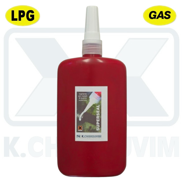 GLUE 250 ΜL. LIQUID RED THREADS GAS LPG
