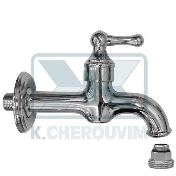 ΚΑΝΟΥΛΑ Ν.310/LC ΓΥΑΛΙΣΤΕΡΗ ΧΡΩΜΕ ΜΕ ΡΟΖΕΤΑ ΚΑΙ ΡΑΚΟΡ