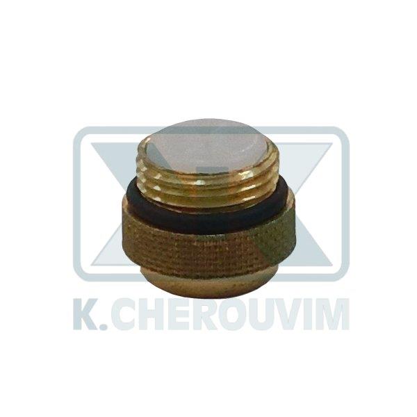 AERATOR BRASS 3/8" MALE WITH O-RING AND PLASTIC INSERT FOR BIB TAP DECORATIVE