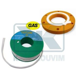 CORD FROM TEFLON WHITE 12 X 4 mm SPOOL 10 METER STICKER FOR FLANGES