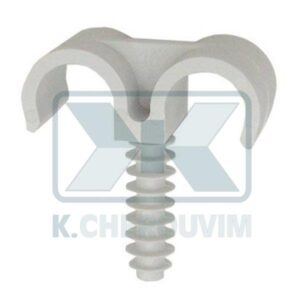 SUPPORT FIX-RING DOUBLE ∅ 25 PLASTIC NAILED WITH SCREW ANCHOR ∅ 8