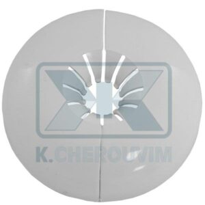 ΡΟΖΕΤΑ LUSSΟ ΠΛΑΣΤΙΚΗ ΛΕΥΚΗ Φ60 ΜΕ ΟΠΗ Φ10-Φ16 ΔΙΑΙΡΟΥΜΕΝΗ