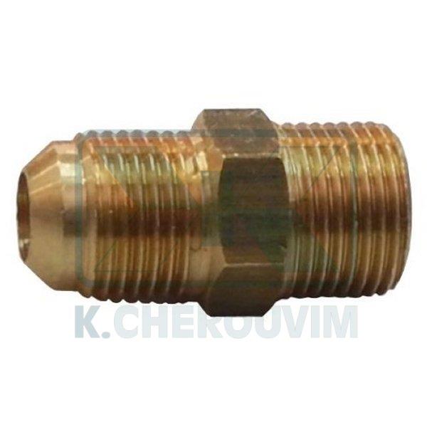 ΜΑΣΤΟΣ 5/8"UΝF ΑΡΣ. ΚΩΝ. (3/8" CLIMA) Χ 3/8" ΑΡΣ. ΟΡΕΙΧΑΛΚΙΝΟΣ L35 #17