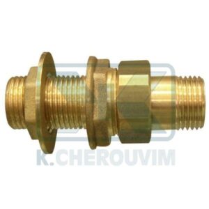 FITTING FOR TANK 3 PIECES Μ.Μ. 1" M.M. - L39 YELLOW