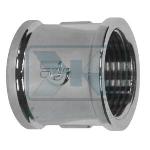 SOCKET 1/2"F.F CHROME-PLATED
