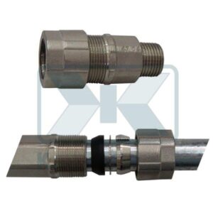 IRON PIPE 1" MALE FITTING NICKEL-PLATED