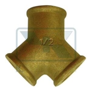 WYE GAS 1"1/2 FEMALE FEMALE FEMALE BRASS (UNI 7129:2001)