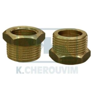 ΣΥΣΤΟΛΗ ΑΜΕΡΙΚΗΣ Β.Τ. 3/8"Θ. Χ 1/2"Α. ΟΡΕΙΧΑΛΚΙΝΗ ΕΞΑΓΩΝΗ (UΝΙ ΕΝ 12164)