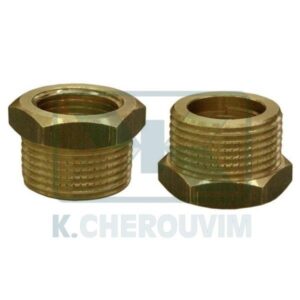 ΣΥΣΤΟΛΗ ΑΜΕΡΙΚΗΣ Β.Τ. 1/2"Θ. Χ 3/4"Α. ΟΡΕΙΧΑΛΚΙΝΗ ΕΞΑΓΩΝΗ (UΝΙ ΕΝ 12164)