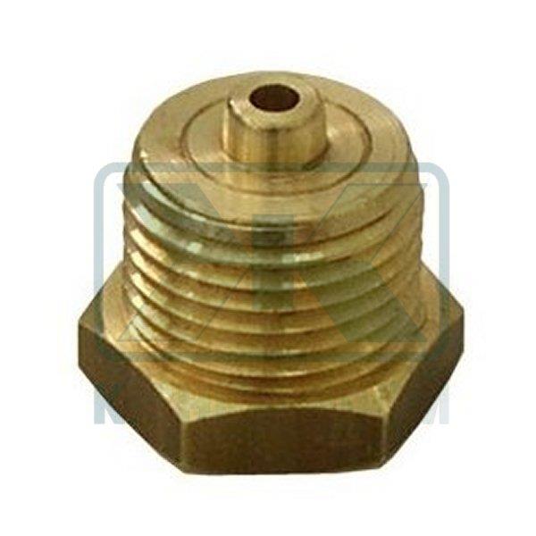 REDUCING MANOMETER 3/8"FEMALE X 1/2"MALE BRASS (UNI ΕΝ 12164)