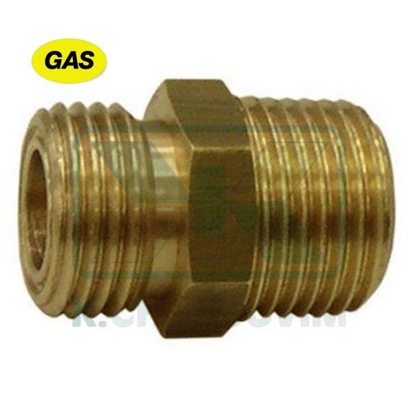 BRASS NIPPLE FOR GAS CONNECTIONS 1/2" Χ 20Χ14 LEFT THREAD