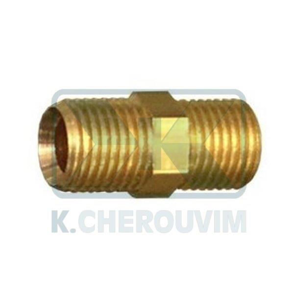 ΜΑΣΤΟΣ 1/4"ΚΩΝ. Χ 1/4" ΜΕ 1 ΚΩΝΟ ΑΡΣ. ΑΡΣ. ΟΡΕΙΧΑΛΚΙΝΟΣ ΓΙΑ ΚΑΥΣΤΗΡΕΣ L28 #13