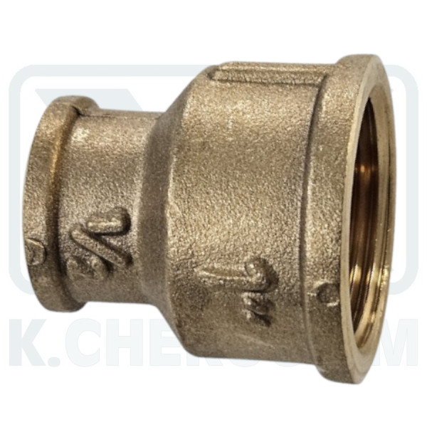 ΣΥΣΤΟΛΗ ΑΓΓΛΙΑΣ GAS 1/2" Χ 1" ΟΡΕΙΧΑΛΚΙΝΗ ΘΗΛ. ΘΗΛ. (UΝΙ 7129:2001)