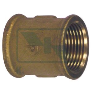 SOCKET 3/4"F.F BRASS YELLOW