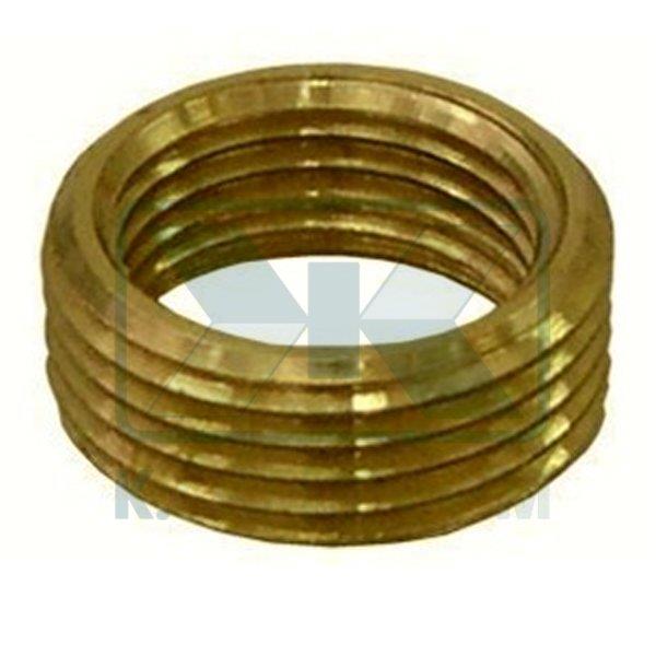REDUCING RING NUT 3/8"F. x 1/2"M. BRASS YELLOW