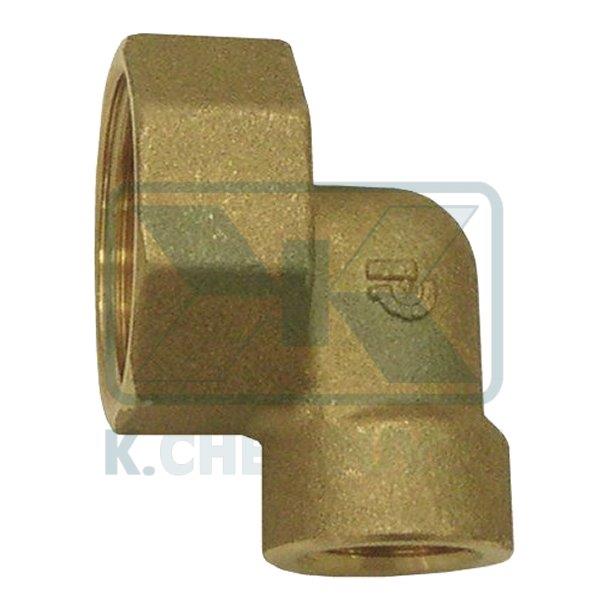 ΓΩΝΙΑ ΚΟΛΕΚΤΕΡ 1" ΘΗΛ. Χ 3/8" ΘΗΛ. ΟΡΕΙΧΑΛΚΙΝΗ (UΝΙ ΕΝ 12165)