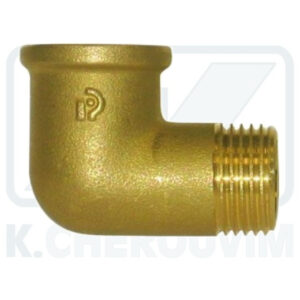 ΓΩΝΙΑ 1/4" ΑΡΣ. ΘΗΛ. ΟΡΕΙΧΑΛΚΙΝΗ (UΝΙ ΕΝ 12165)