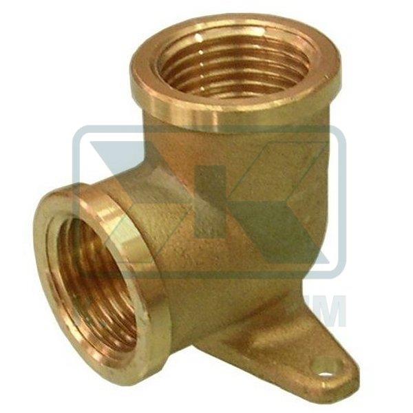 ΓΩΝΙΑ Β.Τ. ΜΕ ΣΤΗΡΙΓΜΑ 1/2" ΘΗΛ. ΘΗΛ. ΟΡΕΙΧΑΛΚΙΝΗ (UΝΙ ΕΝ 12165)