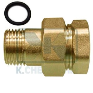 STRAIGHT FITTINGS 1"M.F. WITH O-RING YELLOW