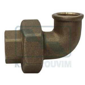 FITTING GAS CONICAL ANGLE FEMALE FEMALE 1"1/4 BRASS (UNI 7129:2001)