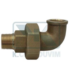 FITTING GAS CONICAL ANGLE MALE FEMALE 1"1/2 BRASS (UNI 7129:2001)