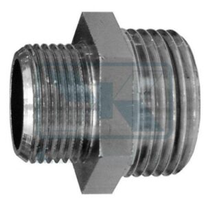 REDUCED NIPPLE 1/2" x 3/4"M.M CHROME-PLATED BRASS