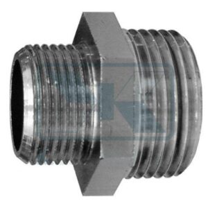 REDUCED NIPPLE 1" x 1"1/4M.M CHROME-PLATED BRASS