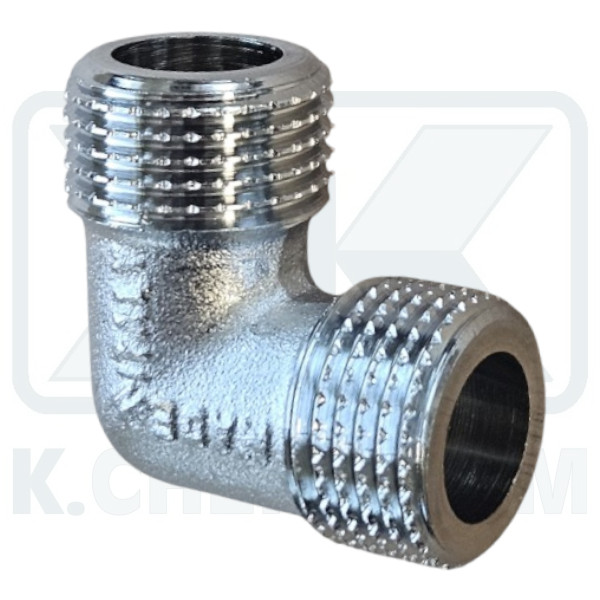 ΓΩΝΙΑ ΑΡΣ. ΑΡΣ. 1/2" ΧΡΩΜΕ (UΝΙ ΕΝ 12165)