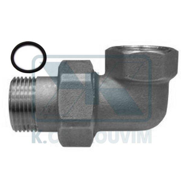ΡΑΚΟΡ ΜΕ O-RING ΝΙΚΕΛ 1/2" ΑΡΣ. ΘΗΛ. ΓΩΝΙΑΚΟ (UΝΙ ΕΝ 12165)