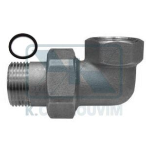 ELBOWS 3/4"M.F. WITH O-RING NICKEL-PLATED