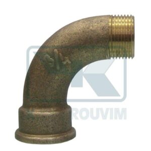 BEND GAS 2" M.F. BRASS (UΝΙ 7129:2001)