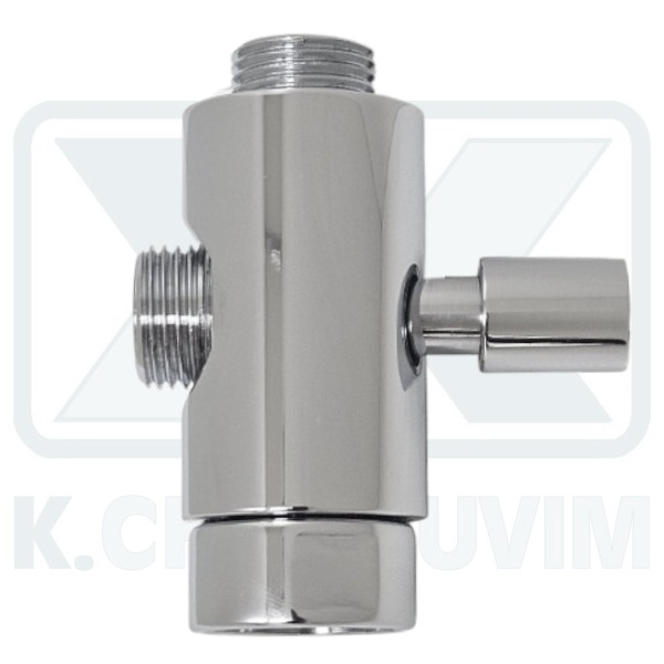 ΔΙΑΝΟΜΕΑΣ ΚΟΛΟΝΑΣ ΝΤΟΥΣ 1/2" ΡΑΚΟΡ Χ 1/2" ΑΡΣ. Χ 1/2" ΑΡΣ. ΧΡΩΜΕ