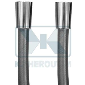 ΣΠΙΡΑΛ SILVERFLEX Β.Τ. 150 cm ΛΟΥΤΡΟΥ 1/2" Χ 1/2" ΜΕ ΚΩΝΙΚΑ ΠΑΞΙΜΑΔΙΑ ΑΝDINΟΧ ΣΕ ΚΟΥΤΙ