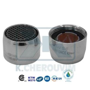 AERATORS FEMALE FLOW REGULATORS Μ22 Χ 1 ΘΗΛ. - 5 LΤ/ΜΙΝ GREEN EN246, 5 bar, +70°C