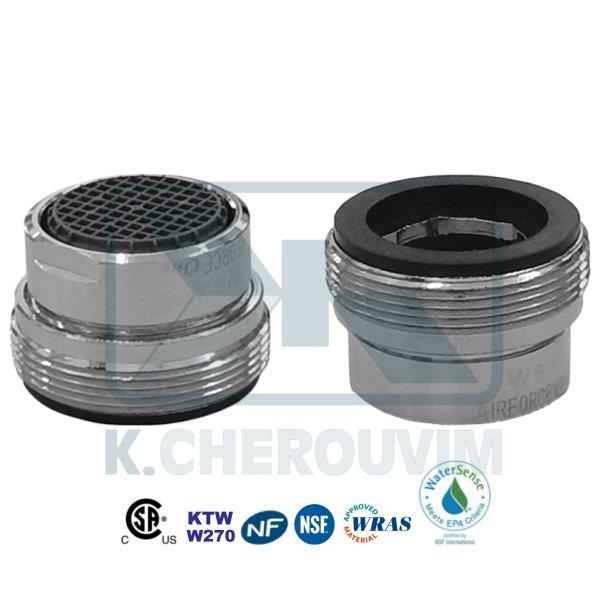 ΦΙΛΤΡΑΚΙ - ΜΕΙΩΤΗΣ M28 Χ 1 ΑΡΣ. - 6 LΤ/ΜΙΝ ΚΑΦΕ ΓΙΑ ΜΠΑΤΑΡΙΕΣ ΛΟΥΤΡΟΥ ΧΡΩΜΕ EN246, 5 bar, +70°C