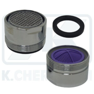 AERATOR Μ28 X 1 MALE CROM. WITH AIRING FOR MIXER BATHROOM EN246, 5 bar, +70°C