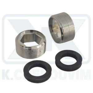 ΜΑΣΤΟΣ ΧΡΩΜΕ Μ24Χ1 ΑΡΣ. ΑΡΣ. L10 ΜΕ ΔΙΠΛΗ ΠΑΤΟΥΡΑ & ΛΑΣΤΙΧΑ ΓΙΑ ΦΙΛΤΡΑΚΙΑ ΜΠΑΤΑΡΙΩΝ