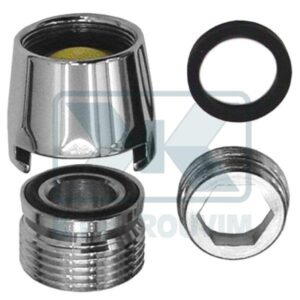 AERATOR AMERICA Μ22-Μ24X1 X 3/4" MALE CROM. FOR TAP SPOUT MIXER EN246, 5 bar, +70°C