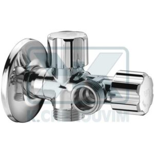 ΔΙΑΚΟΠΤΗΣ DUAL ΤΡΙΟΔΟΣ ΜΕ 2 ΛΑΒΕΣ ΚΑΙ ΡΟΖΕΤΑ ΓΩΝΙΑΚΟΣ ΧΡΩΜΕ