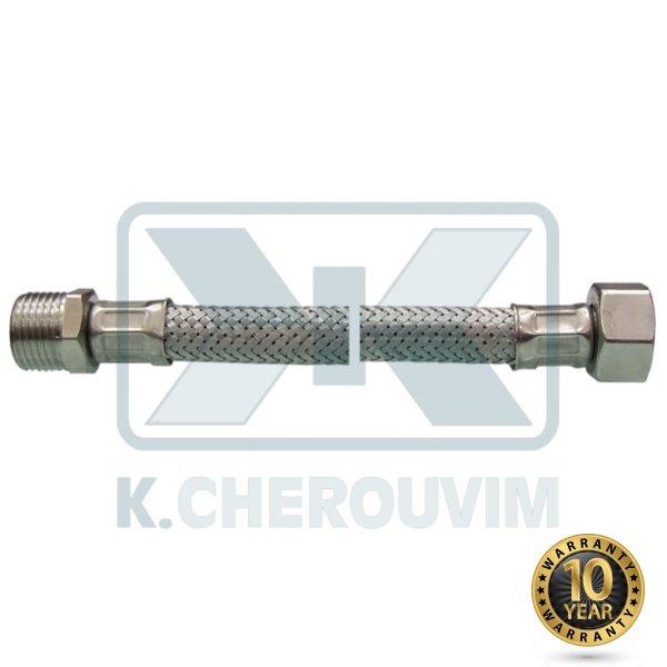 ΣΠΙΡΑΛ ΑΡΣ. ΘΗΛ. 1/2" ΒΑΡΕΩΣ ΤΥΠΟΥ 50 cm ΙΝΟΧ 8-ΚΛΩΝΟ DN10