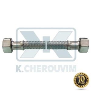 SPIRAL FEMALE FEMALE 1/2" HEAVY DUTY TYPE 60 cm INOX 8-FILAMENT DN10