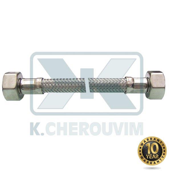 ΣΠΙΡΑΛ ΘΗΛ. ΘΗΛ. 3/8" ΣΥΝΔΕΣΗΣ 20 cm ΙΝΟΧ 7-ΚΛΩΝΟ DN8