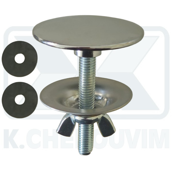 ΤΑΠΑ Β.Τ. ΧΡΩΜΕ ΔΙΑΚΟΣΜΗΤΙΚΗ Φ49 Χ L70 ΜΠΙΝΤΕ, ΝΙΠΤΗΡΑ, ΝΕΡΟΧΥΤΗ