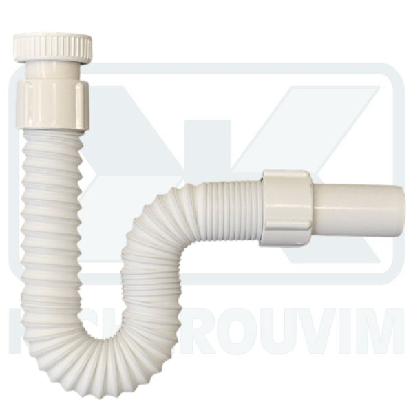 ΣΙΦΟΝΙ ΣΠΙΡΑΛ Β.Τ. 1"1/4 Χ Φ32 ΑΡΣΕΝΙΚΟ ΠΛΑΣΤΙΚΟ ΛΕΥΚΟ ΜΕ ΠΛΑΣΤΙΚΟ ΠΑΞΙΜΑΔΙ