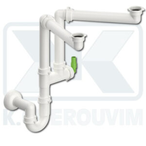 ΣΙΦΟΝΙA SΡΑΖΙΟ ΣΩΛΗΝΩΤA ΔΙΠΛA ΝΕΡΟΧΥΤΗ ΛΕΥΚA ΠΛΑΣΤΙΚA