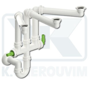 ΣΙΦΟΝΙA SΡΑΖΙΟ ΣΩΛΗΝΩΤA ΤΡΙΠΛA ΝΕΡΟΧΥΤΗ ΛΕΥΚA ΠΛΑΣΤΙΚA